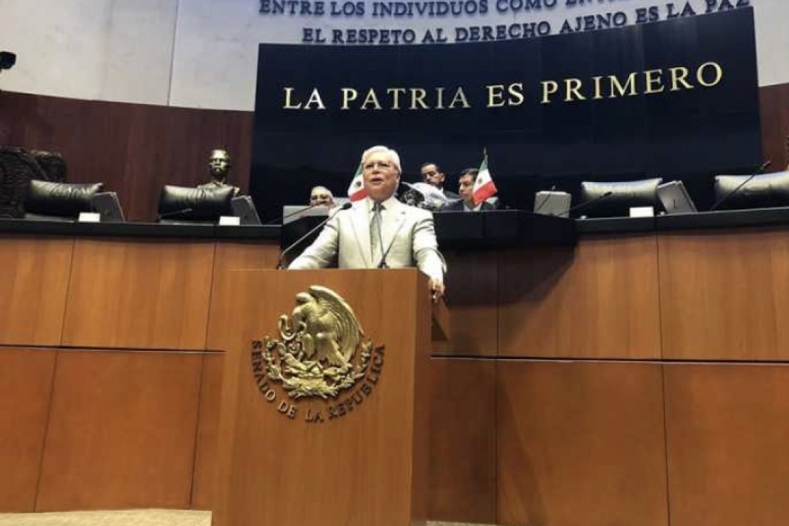  Lleva Bonilla al Senado caso de policía estatal detenido en EEUU 