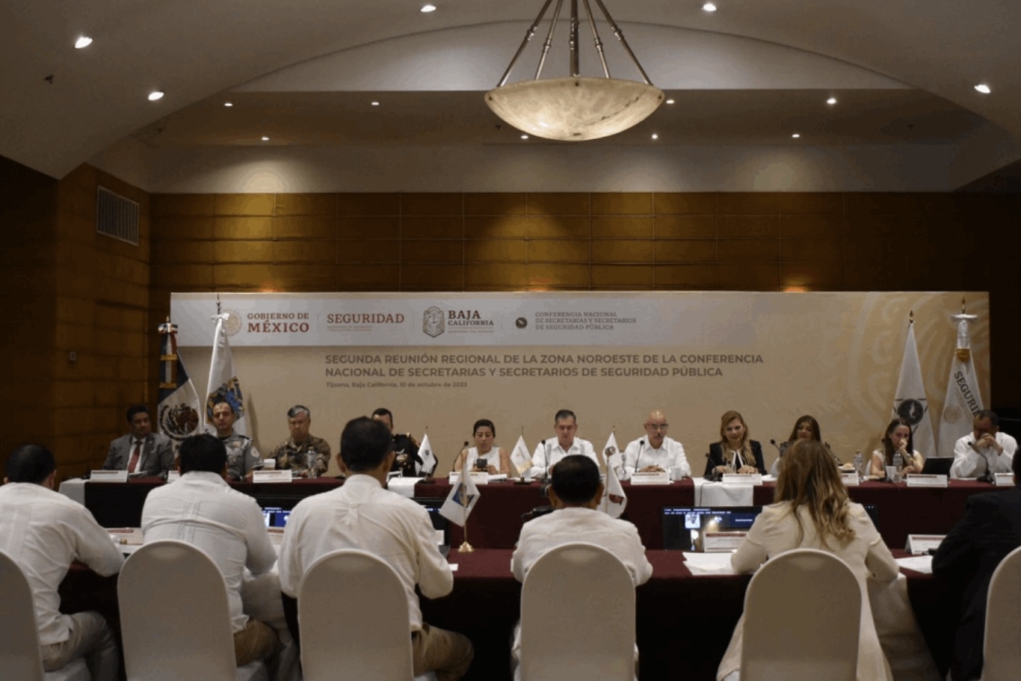 SE REÚNEN EN BC TITULARES DE SEGURIDAD PÚBLICA DE LA REGIÓN NOROESTE DEL PAÍS