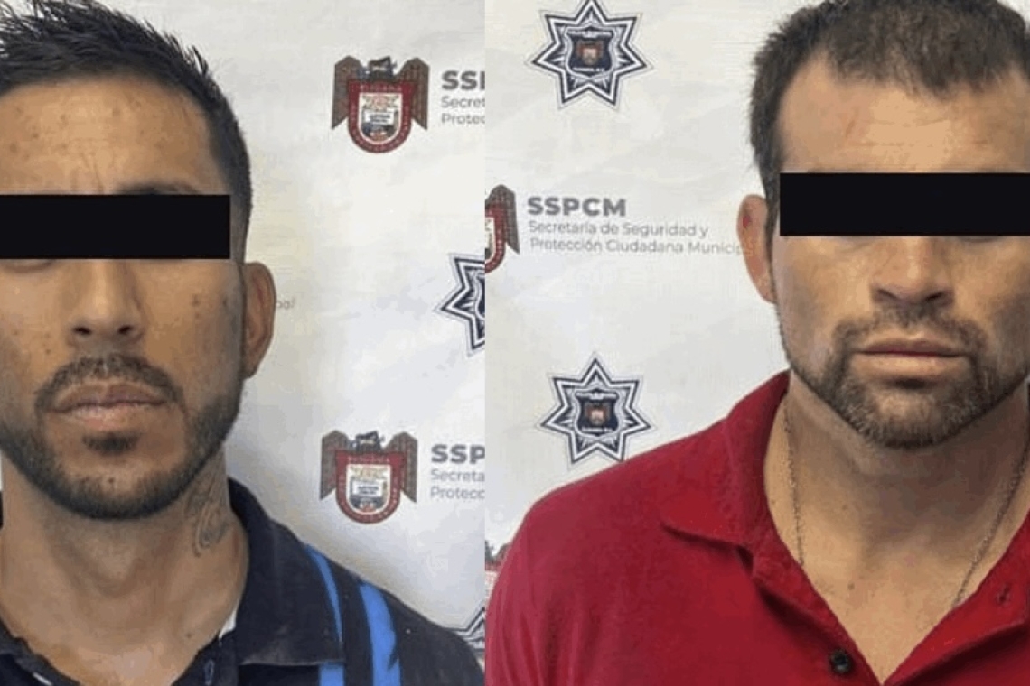 CAPTURAN A DOS SUJETOS QUE DISPARARON CONTRA HOTEL EL TAPATIO
