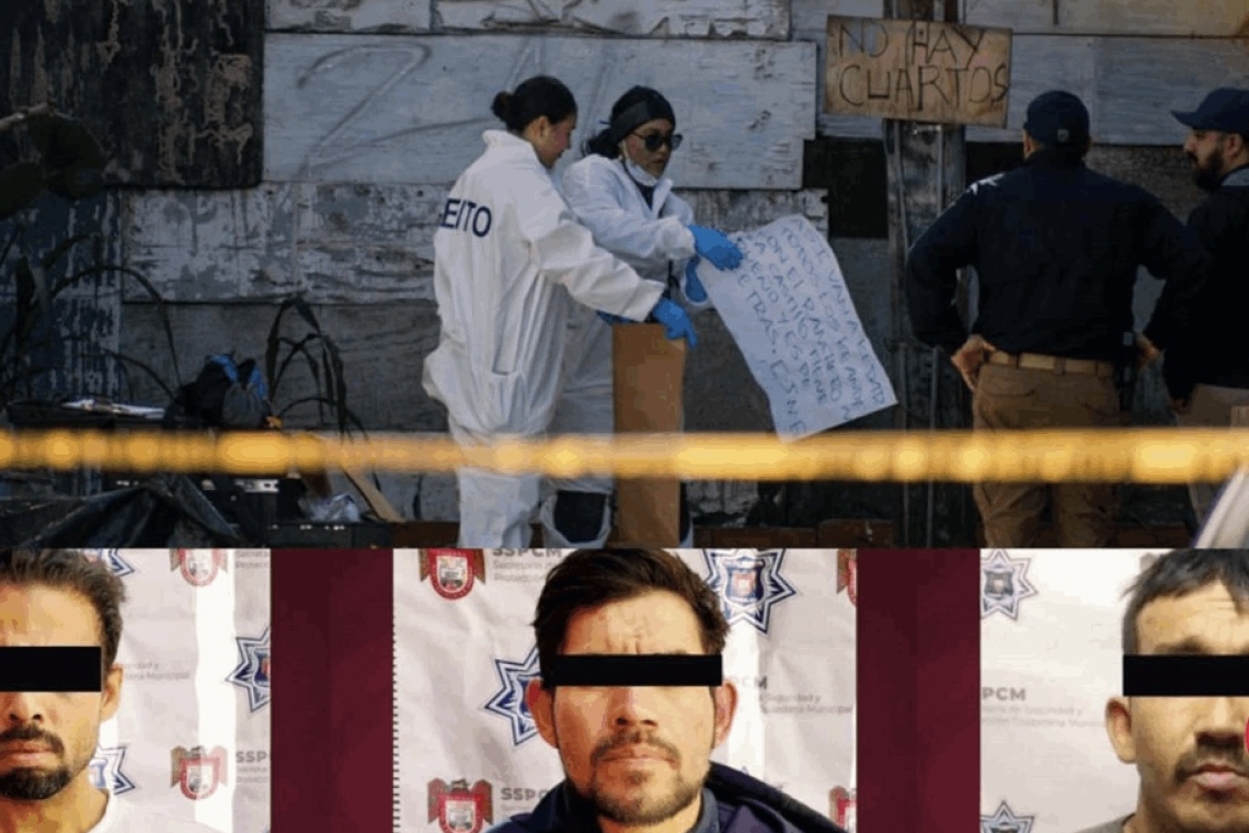 CUATRO SUJETOS CAPTURADOS RELACIONADOS CON RESTOS HUMANOS Y NARCOMENSAJES 