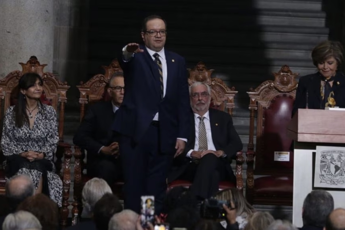 RECTOR DE LA UNAM TOMA PROTESTA LEONARDO LOMELÍ 