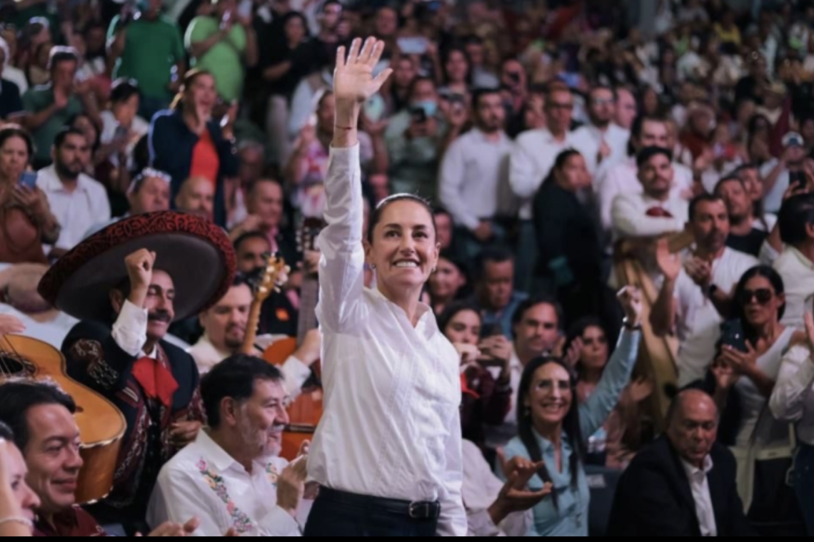 SHEINBAUM, ES YA PRECANDIDATA PRESIDENCIAL DE MORENA, PVEM Y PT 