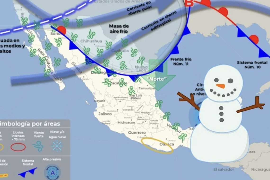 “HELADAS” EN TIJUANA, FRENTE FRÍO 11 EN BAJA CALIFORNIA 