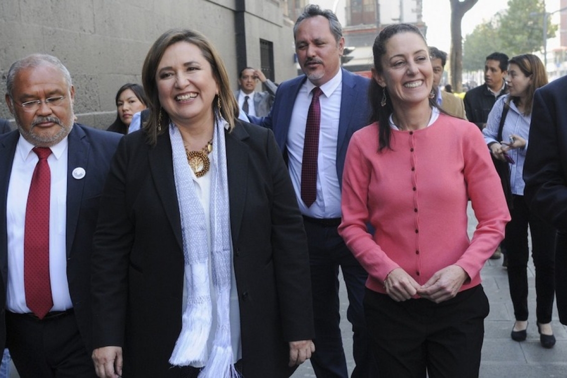 CLAUDIA AVANZA Y XÓCHITL, SE ESTANCA 