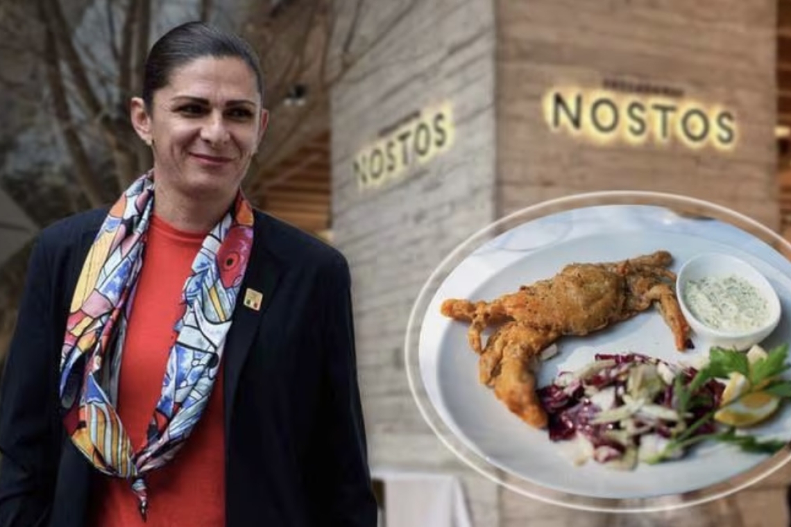ANA GUEVARA SE DA SUS ‘ LUJITOS’: ¿CUÁNTO CUESTA COMER EN EL RESTAURANTE NOSTOS DE ARTZ PEDREGAL?