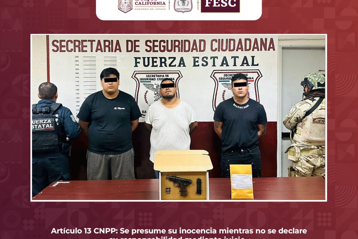 TRAS PERSECUCIÓN POLICÍAS Y MILITARES, ATRAPAN BANDA CRIMINAL 