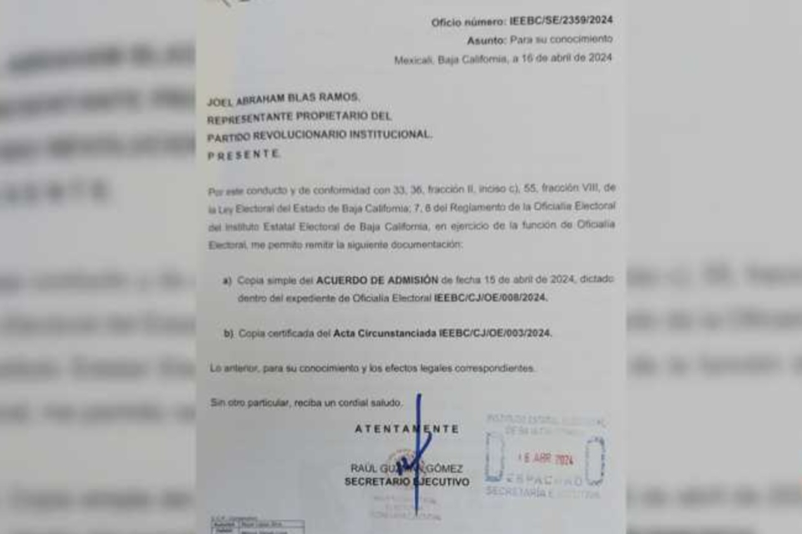 DENUNCIÓ EL PRI A BURGUEÑO Y ROMÁN COTA POR PRESUNTOS ACTOS ANTICIPADOS DE CAMPAÑA 