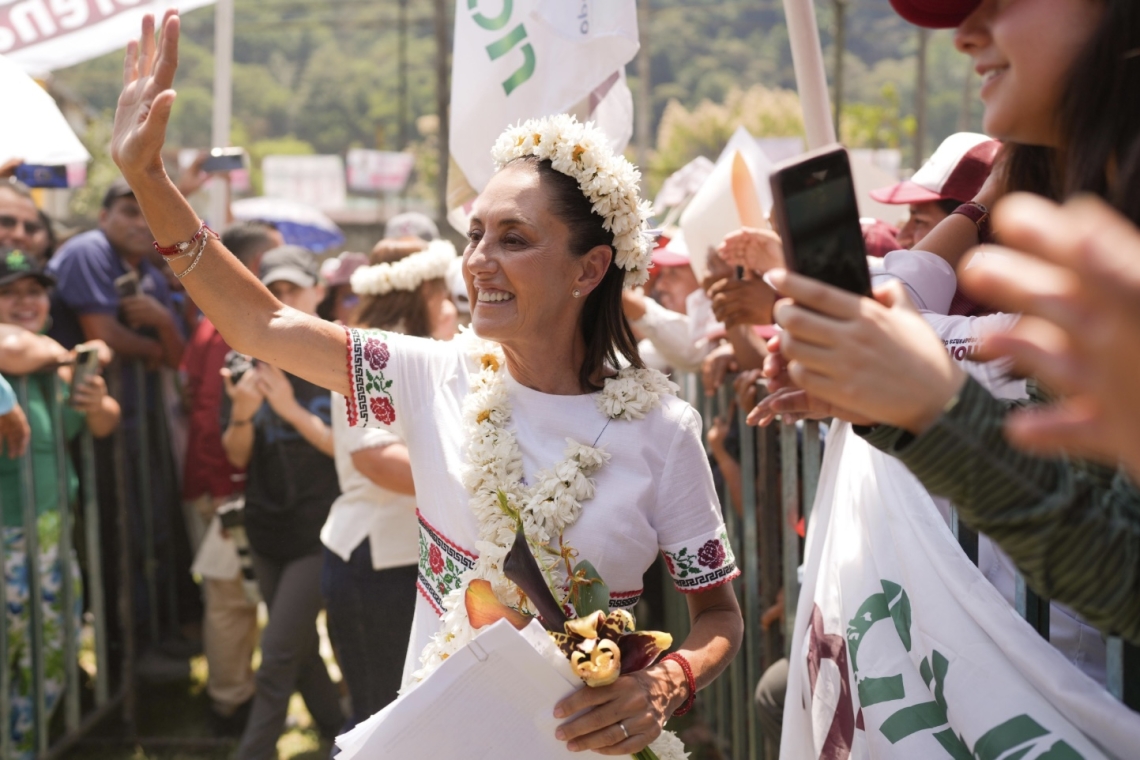 LA OPOSICIÓN VIENE EN ÉPOCAS DE ELECCIONES Y LUEGO SE OLVIDAN DE LOS PUEBLOS: CLAUDIA SHEINBAUM DESDE ZONGOLICA, VERACRUZ