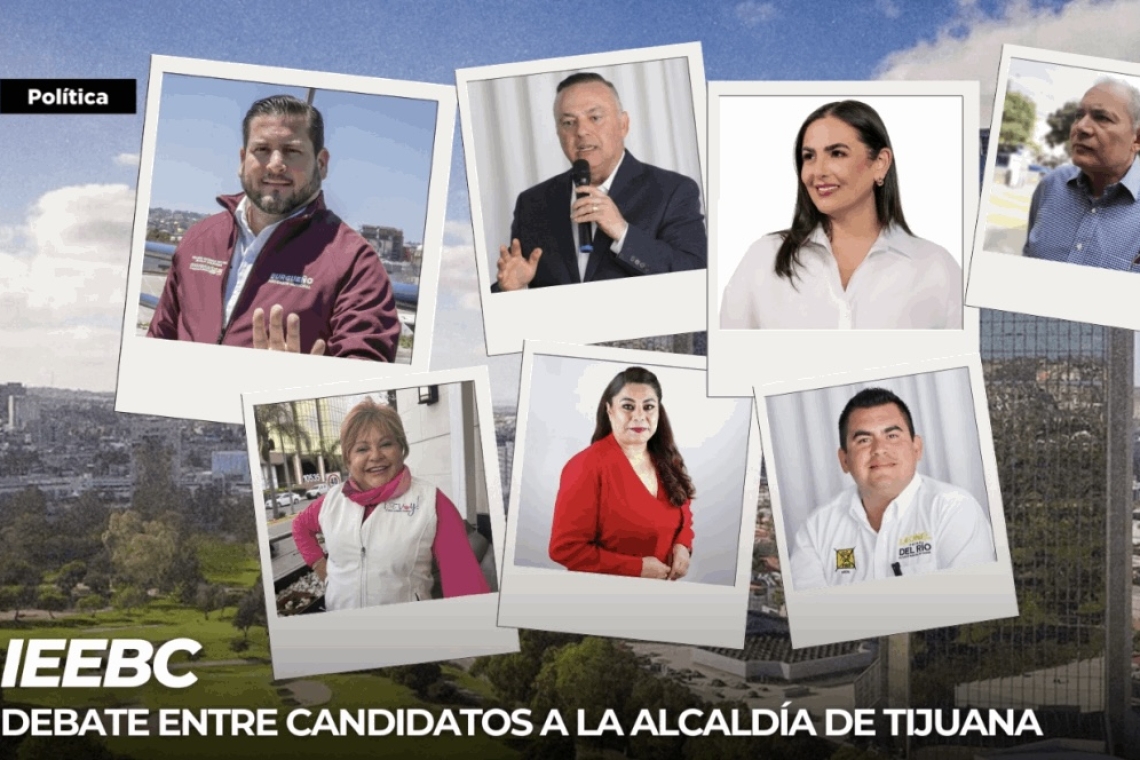 IEEBC… DEBATE ENTRE CANDIDATOS A LA ALCALDÍA DE TIJUANA 