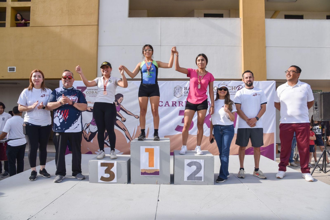 CONMEMORA COBACH BC 43 AÑOS DE HISTORIA EN BAJA CALIFORNIA CON CARRERA ATLÉTICA