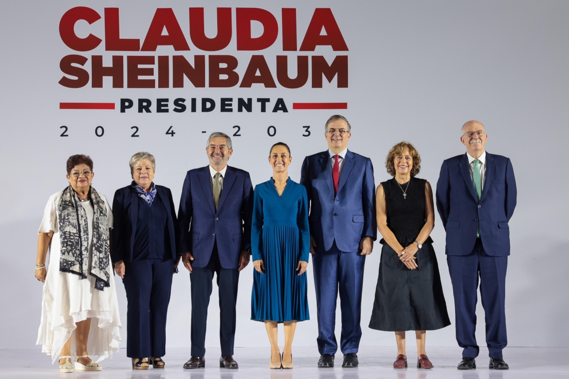 PRESENTACIÓN DEL EQUIPO DE GOBIERNO DE LA DRA. CLAUDIA SHEINBAUM PARDO