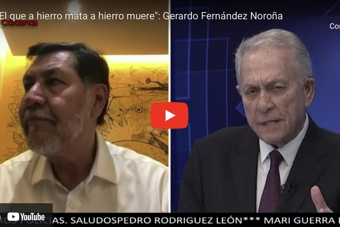EL QUE A HIERRO MATA A HIERRO MUERE: GERARDO FERNÁNDEZ NOROÑA 