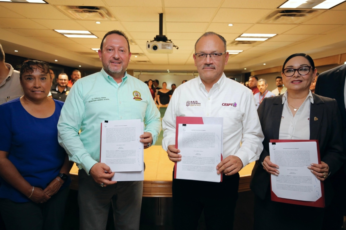 FIRMAN CESPT Y SINDICATO DE BURÓCRATAS CONTRATO COLECTIVO DE TRABAJO 2024 