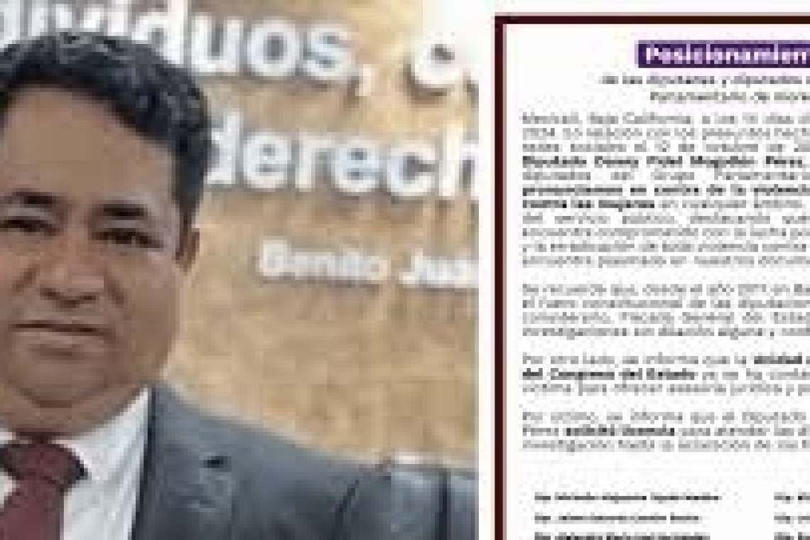 Solicita licencia el diputado Mogollón