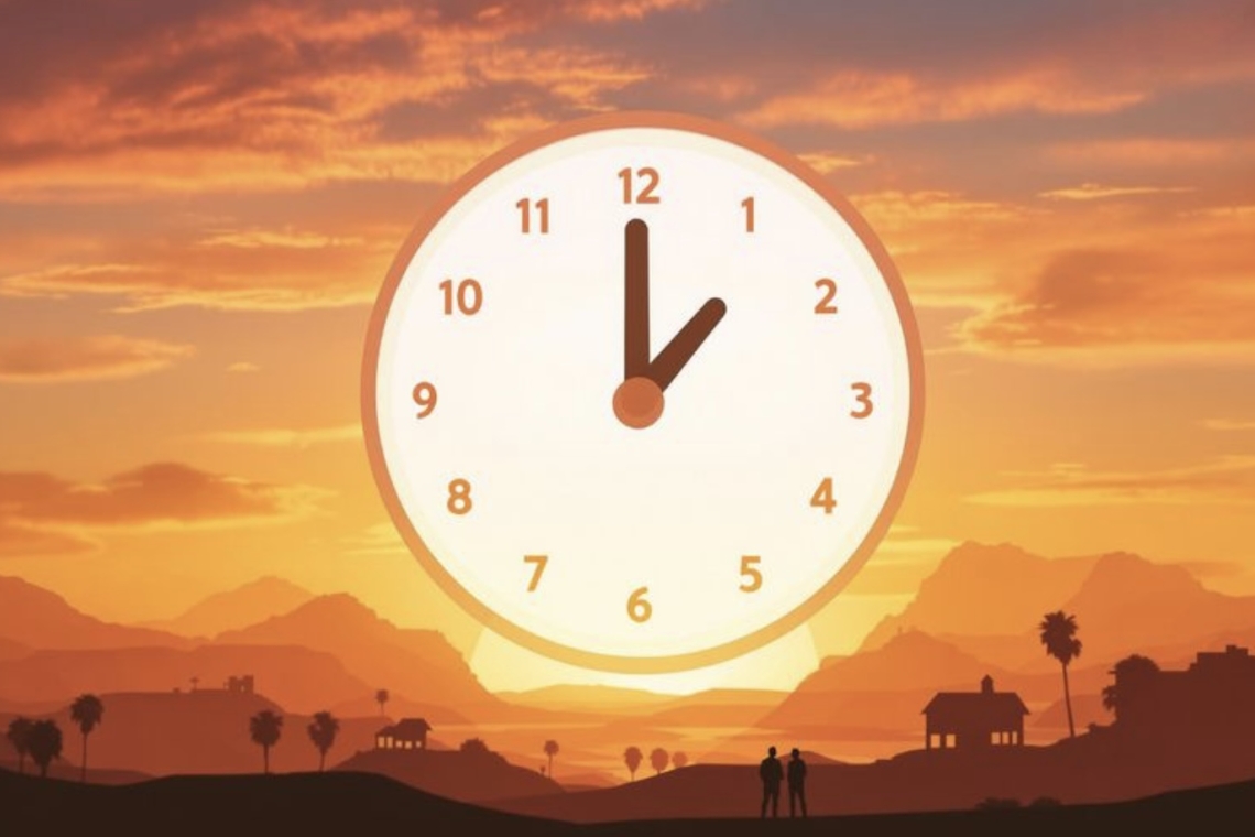 Ya viene el cambio de horario en Baja California