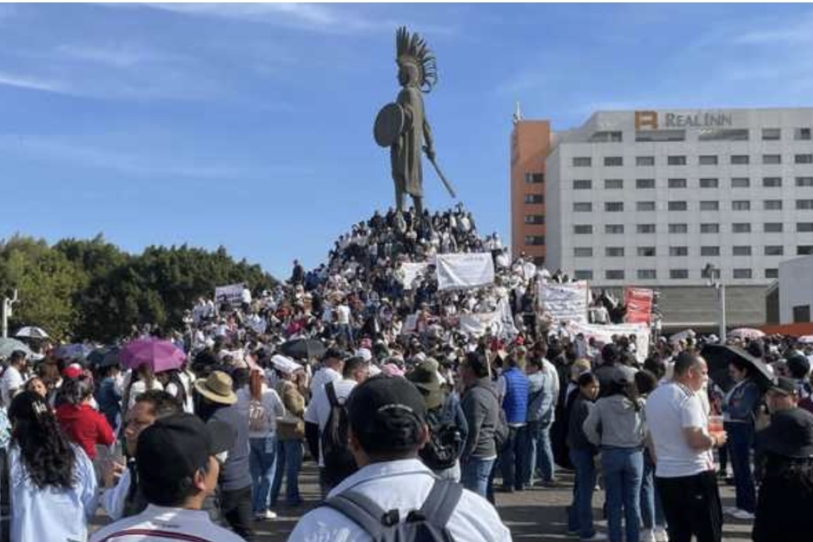 Integrantes del SNTE en Tijuana se unieron a protesta nacional