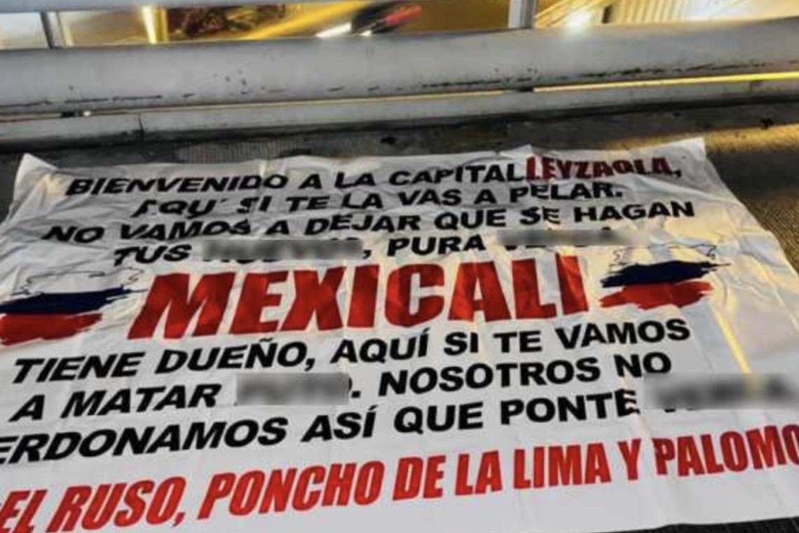 Dan &quot;bienvenida&quot; a Leyzaola con un cadáver y &quot;narcomanta&quot;