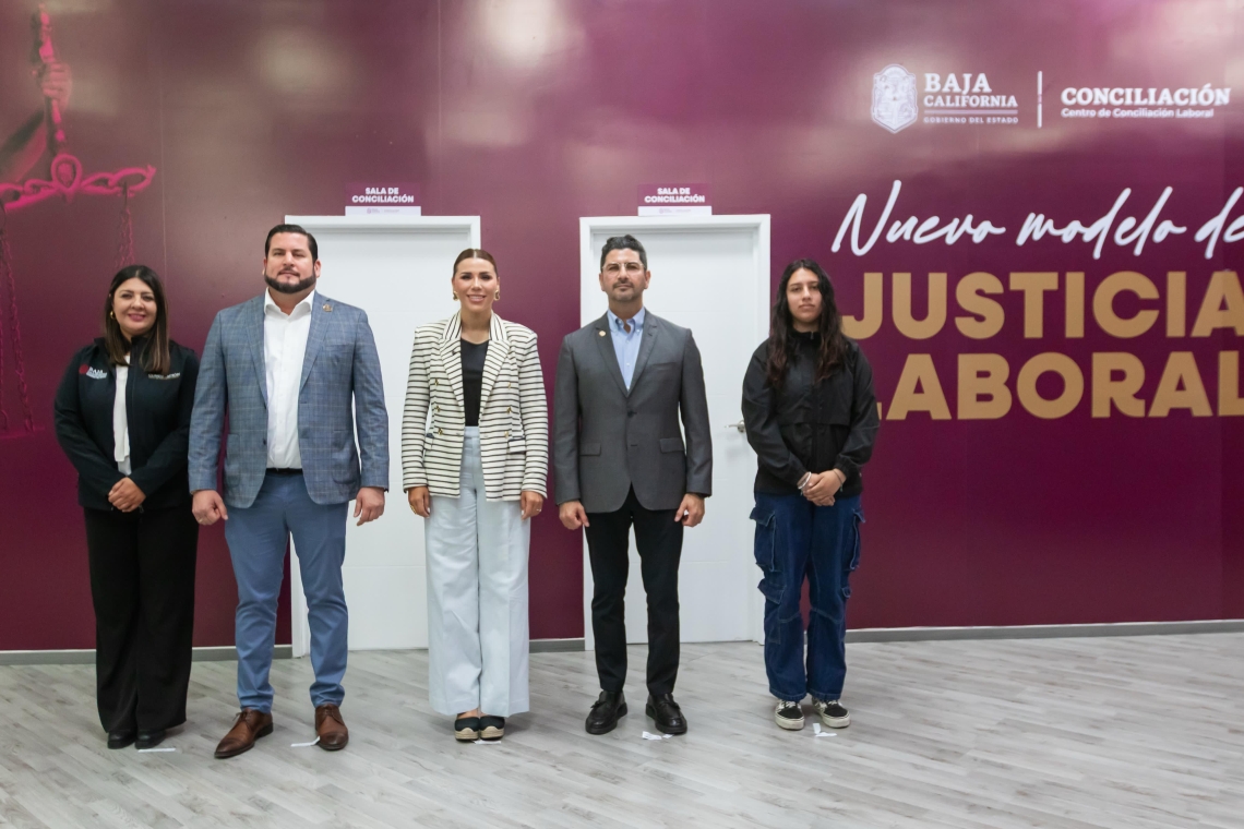 Asiste presidente municipal Ismael Burgueño a inauguración del Centro de Conciliación Laboral en Baja California