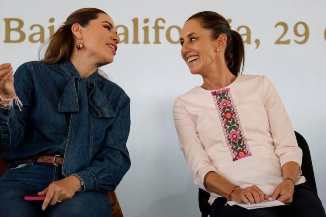 Sheinbaum reitera respaldo a Marina del Pilar, a pesar de inusual protesta con carne asada
