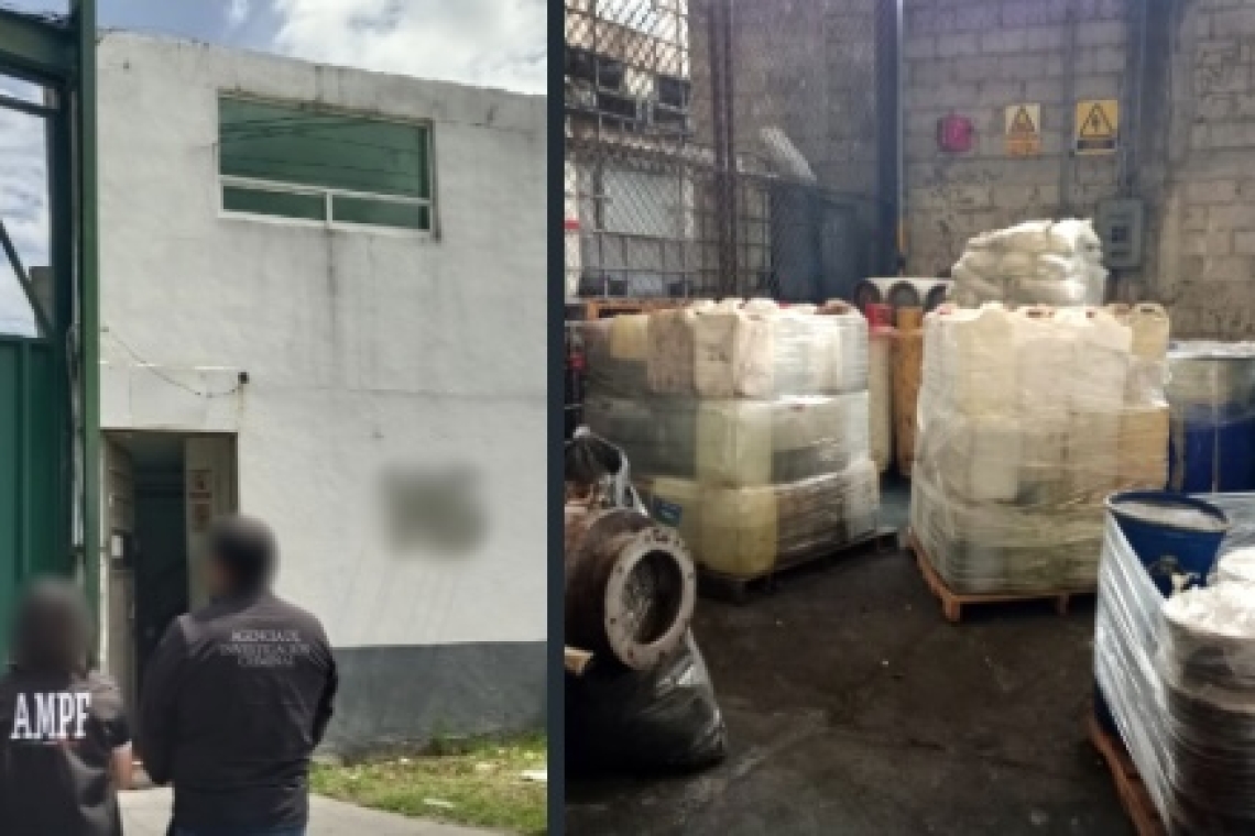 FGR destruye e inhabilita cerca de cuatro toneladas y ocho mil litros de precursores químicos 