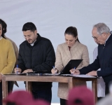 Firma Sheinbaum convenio para iniciar programa 