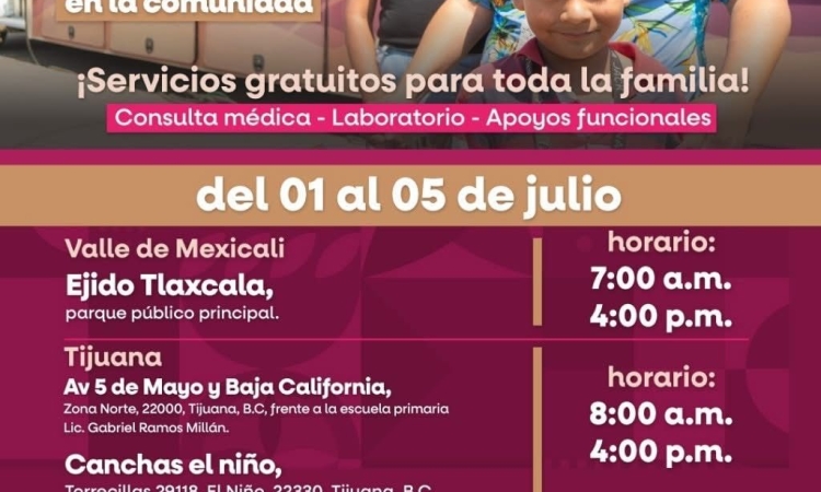 Llegan Caravanas de Salud
