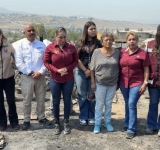 Hubo 2 incendios este domingo en Tijuana, el gobierno municipal, está apoyando a las familias que perdieron sus hogares.