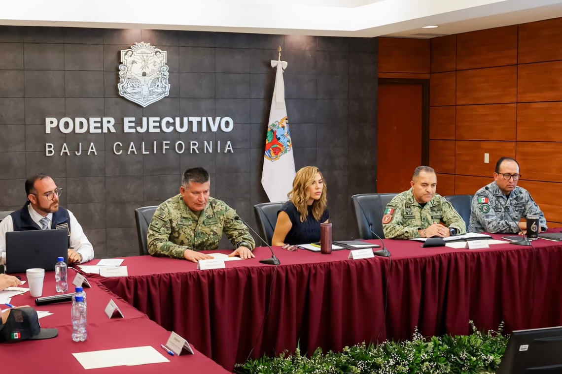 Gobernadora, encabeza Mesa de Seguridad