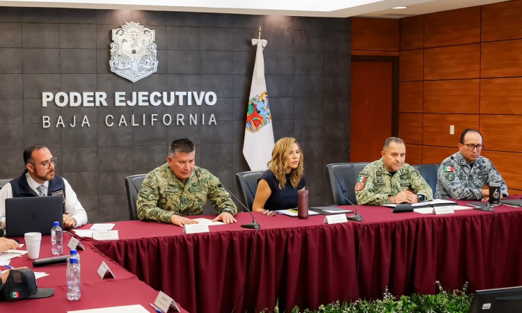 Gobernadora, encabeza Mesa de Seguridad