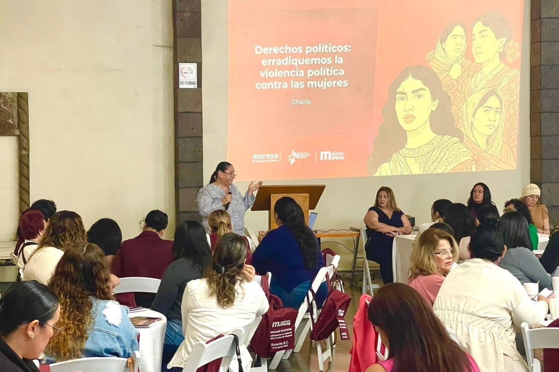 Más de 100 mujeres participaron en taller contra violencia política organizado por Morena