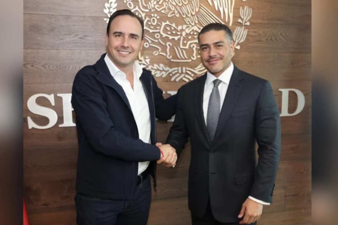 Harfuch y gobernador Manolo Jiménez refuerzan coordinación de seguridad para blindar Coahuila