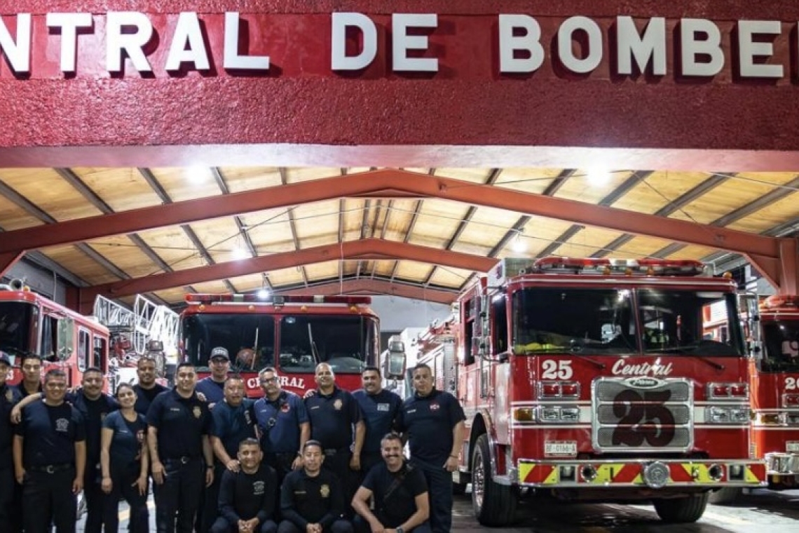 Los bomberos de Tijuana conmemoran su Día Nacional y celebran 103 años de su fundación 