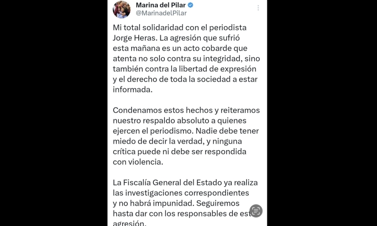 Investiga FGE ataque al periodista Jorge Heras