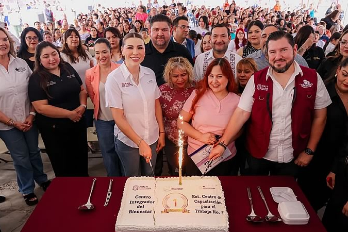 SON 15 MIL MUJERES BENEFICIADAS EN PRIMER AÑO DEL CENTRO INTEGRADOR DEL BIENESTAR EN MEXICALI: GOBERNADORA MARINA DEL PILAR