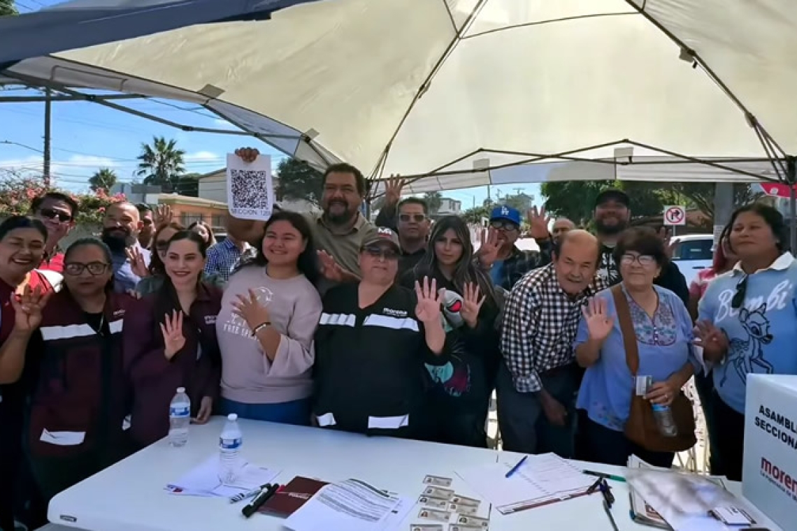Toma protesta comité seccional 1269 en Baja California 