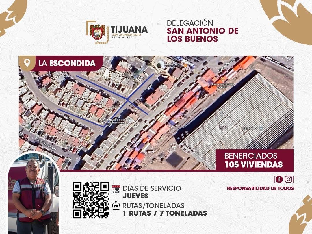 ruta la escondida