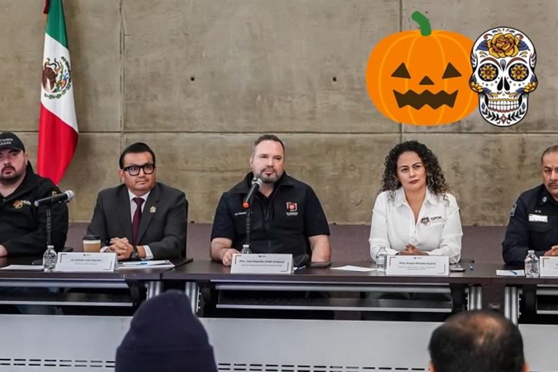 Alista Gobierno Municipal de Tijuana Operativo Halloween 2025 y Día de Muertos