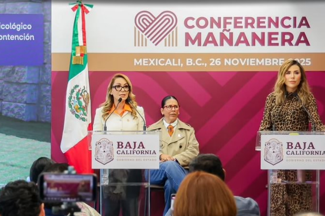 REAFIRMA GOBERNADORA MARINA DEL PILAR COMPROMISO CON LA PROTECCIÓN Y ATENCIÓN A LAS MUJERES EN BAJA CALIFORNIA