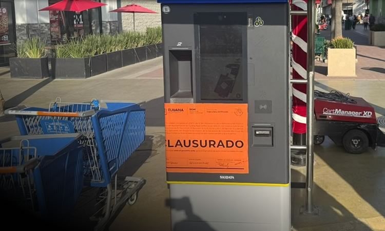 Clausura Gobierno Municipal de Tijuana estacionamientos de Plaza Río y Macro Plaza por irregularidades