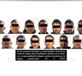 LLEVA FGR A PROCESO A 17 PERSONAS POR POSIBLE PORTACIÓN DE ARMAS DE FUEGO