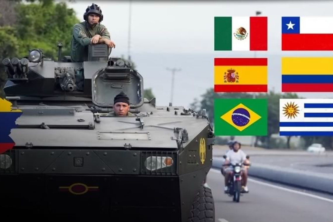 México, España y países de América Latina fijan postura conjunta contra acciones militares en Venezuela
