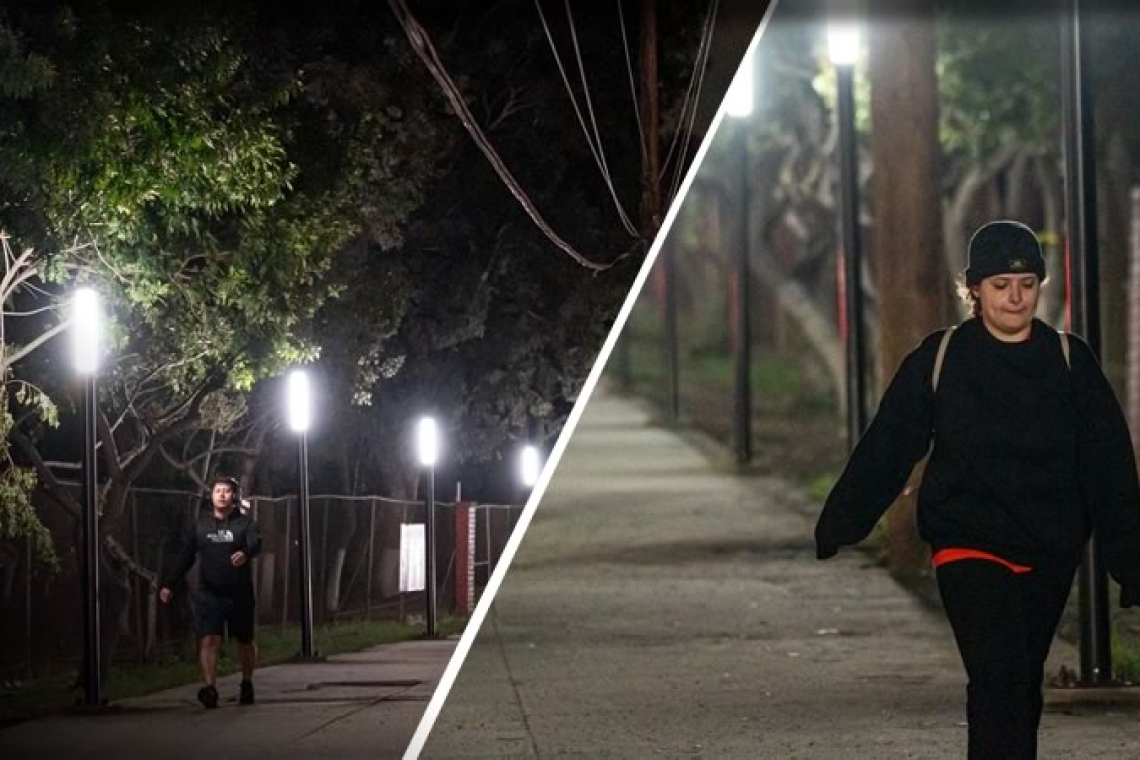 Beneficia Gobierno Municipal a 5 mil personas con instalación de Sendero Seguro en el Parque de la Amistad