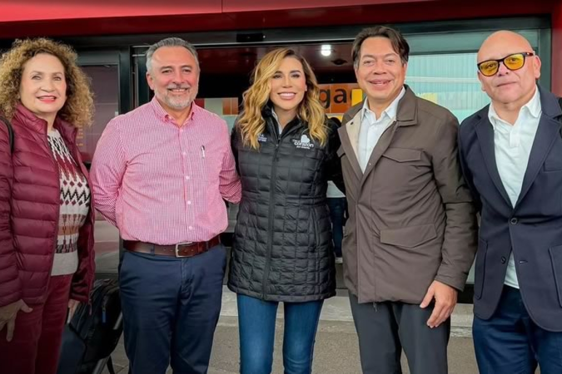El titular de SEP está en BC, lo recibe la gobernadora.