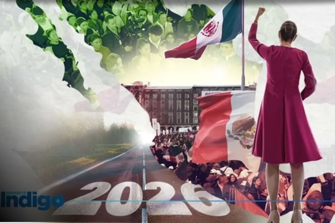 Aprobación ciudadana de 77.5 a gobierno de Claudia Sheinbaum