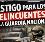 Protesta contra la GUARDIA NACIONAL.