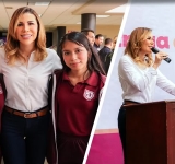 Gobernadora Marina del Pilar, entrega becas por unos 9 millones de pesos a universitarios.