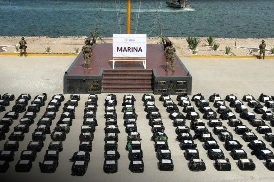 Marina ha decomisado en 2026 más de 10 toneladas de cocaína en el mar