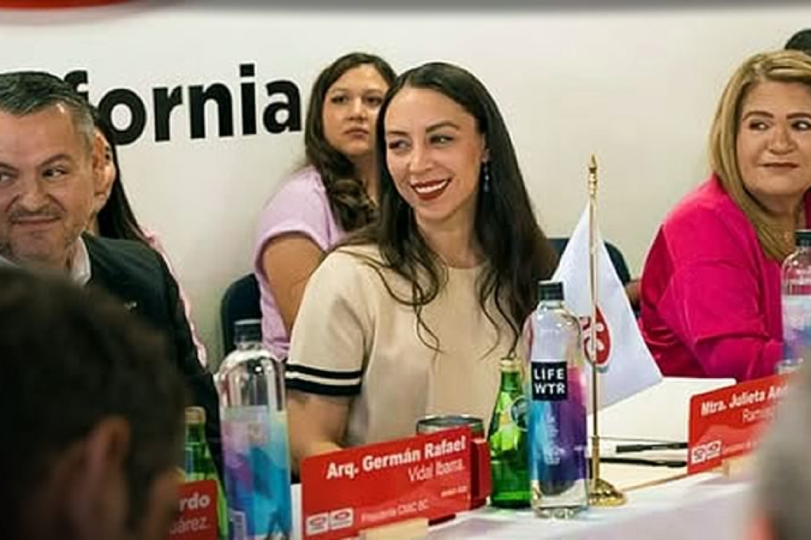 Más energía, más obras, más empleo: Julieta Ramírez se reúne con la CMIC en BC.
