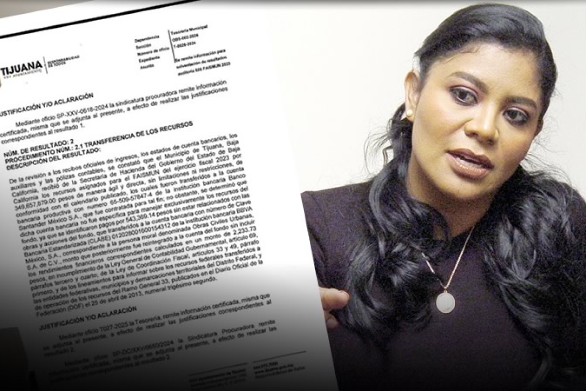 Tijuana: daño al erario por 6.7 mdp por obras deficientes; suma 280.9 mdp por aclarar