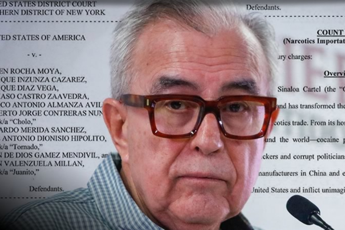 EE.UU. acusa de narco a Rocha Moya; solicita su extradición; México pide pruebas (30/04/2026)
